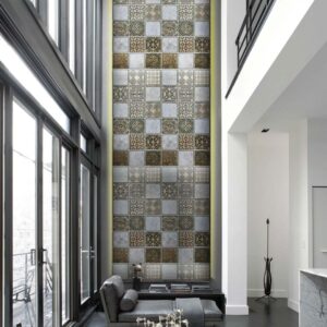 Navkar Interio 12 MM Shannon Liquid Metal Wall Panel HDF | 21005
