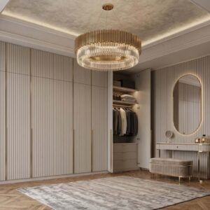 Navkar Interio 1 MM FLUTED THARMO LAMINATE for Interior Applications | FT 302