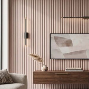 Navkar Interio 1 MM FLUTED THARMO LAMINATE for Interior Applications | FT 303