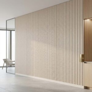 Navkar Interio 1 MM FLUTED THARMO LAMINATE for Interior Applications | FT 308