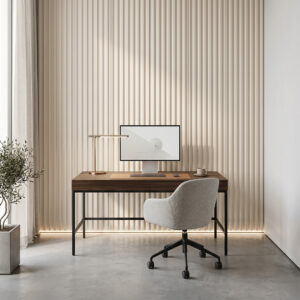 Navkar Interio 1 MM FLUTED THARMO LAMINATE for Interior Applications | FT 319