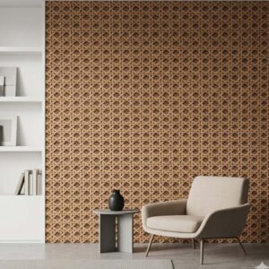 Navkar Interio Diamond Brown Cane Webbing