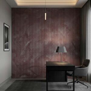 RL 2726 Scarlet Fluted Acrylic | Navkar Interio