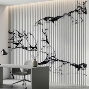 RL 2727 Statuario Fluted Acrylic | Navkar Interio
