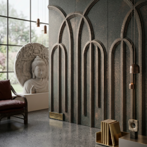 Oxidized Arches Metallic Panel