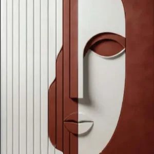 Atelier Wall Panel — Red & White (AT-35)