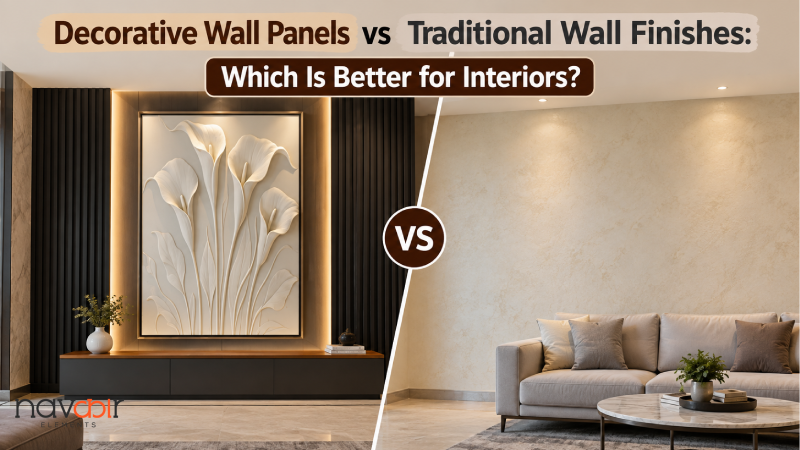 Decorative Wall Panels vs Traditional Wall Finishes: Which Is Better for Interiors?