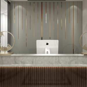 Rose-Gold Rain Strip Panel