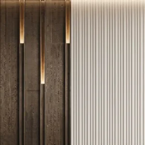 Lumera Wall Panel — Wooden & Beige (LM-2)
