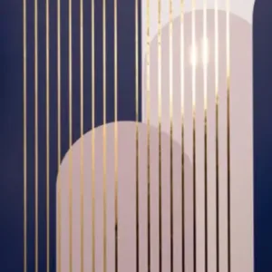 Reflet Mirror Panel — Golden Arch (RF-001)