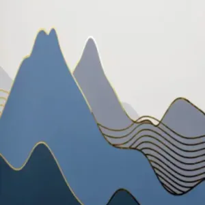 Reflet Mirror Panel — Sunlit Ridge (RF-003)