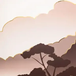 Reflet Mirror Panel — Bonsai Dawn (RF-008)