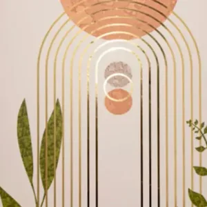 Reflet Mirror Panel — Fern Arch (RF-011)