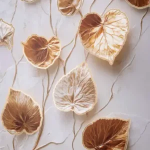 Reflet Mirror Panel — Gilded Lily Relief (RF-012)