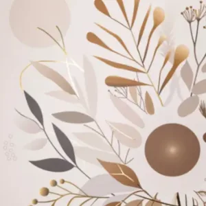 Reflet Mirror Panel — Botanic Bouquet (RF-017)