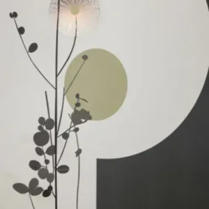Reflet Mirror Panel — Contour Bloom (RF-026)